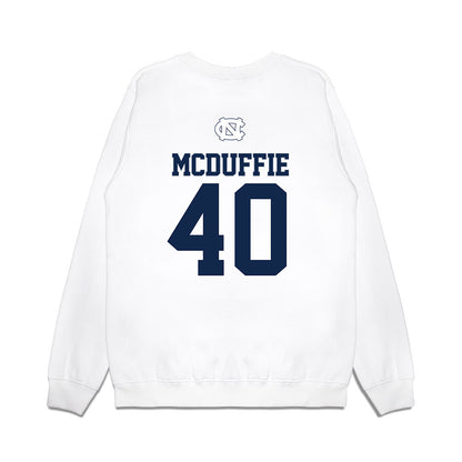 UNC - NCAA Baseball : Walker McDuffie - USA Premium Crewneck Sweatshirt-1