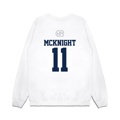 UNC - NCAA Baseball : Matt McKnight - USA Premium Crewneck Sweatshirt-1