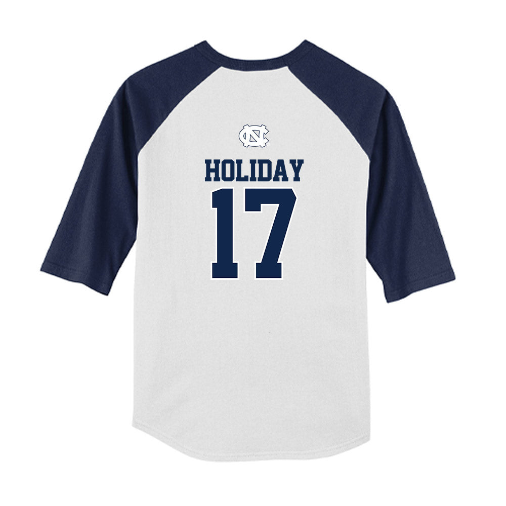 UNC - NCAA Baseball : Talan Holiday - USA Youth Raglan T-Shirt-1