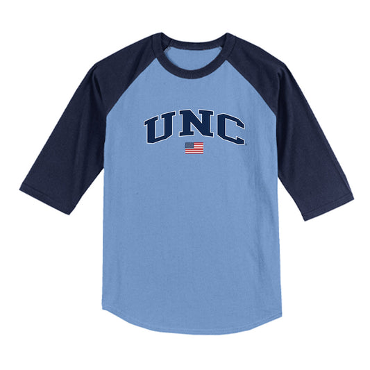 UNC - NCAA Baseball : Timmy Lawson - USA Raglan Shirt-0
