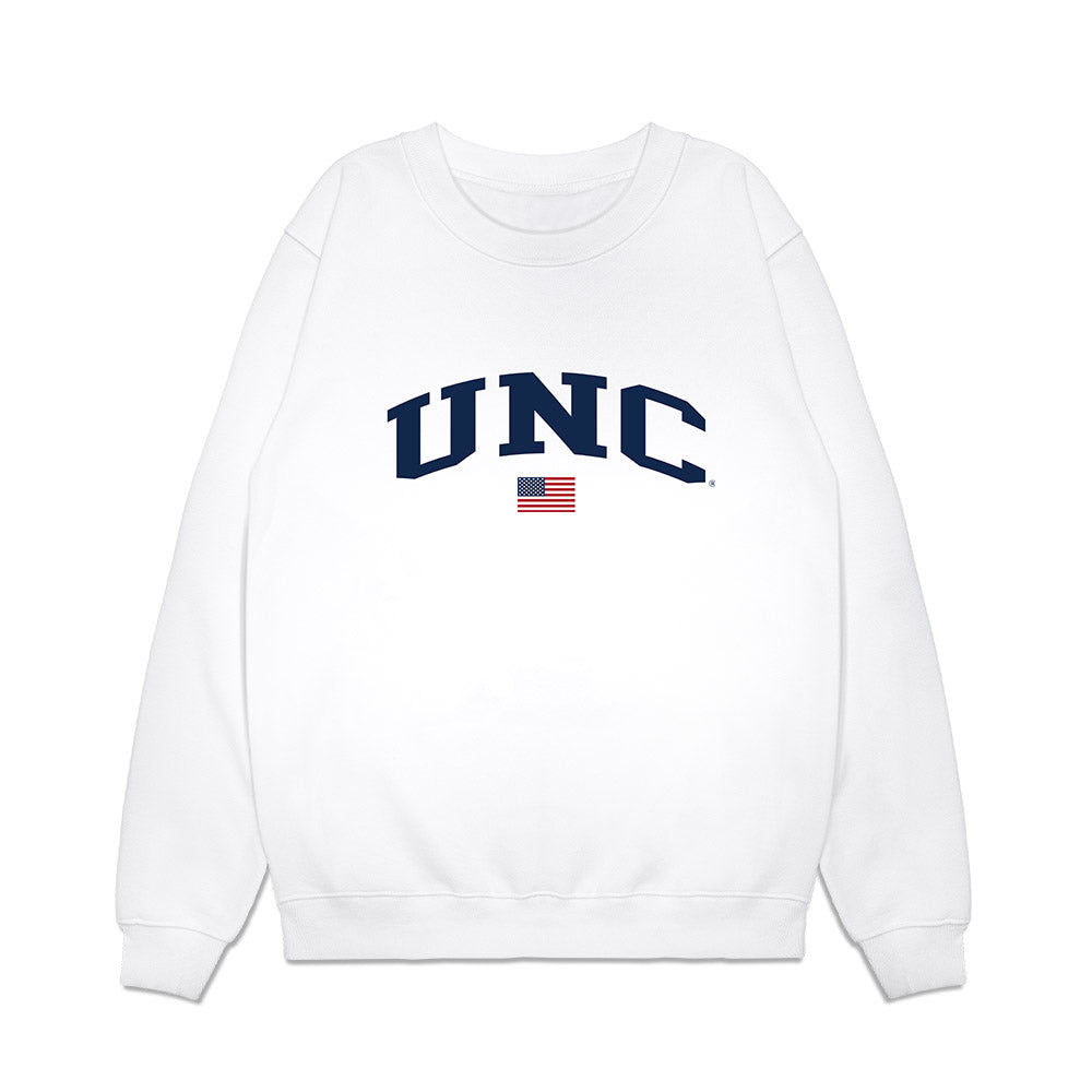 UNC - NCAA Baseball : Jake Schaffner - USA Premium Crewneck Sweatshirt-0