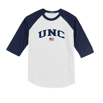 UNC - NCAA Baseball : Timmy Lawson - USA Youth Raglan T-Shirt-0