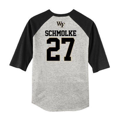Wake Forest - NCAA Baseball : Luke Schmolke - USA Raglan Shirt-1
