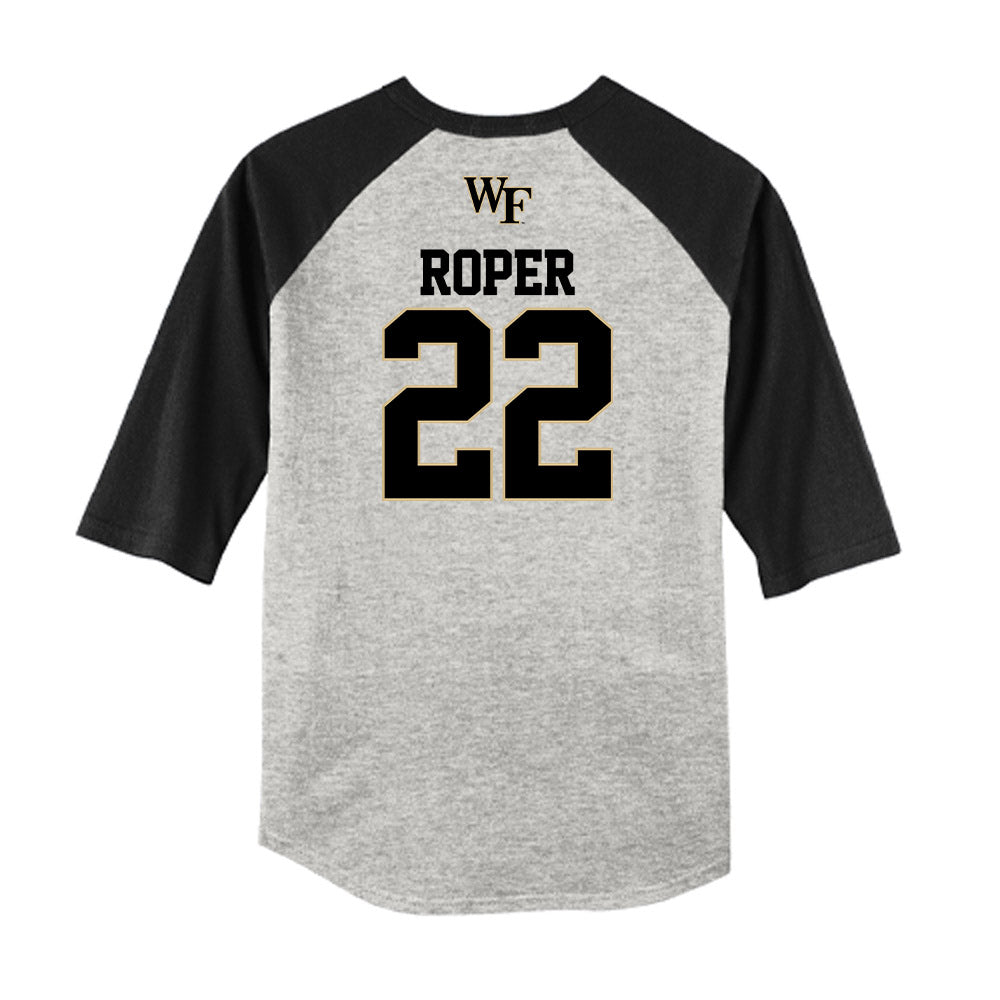 Wake Forest - NCAA Baseball : Jackson Roper - USA Raglan Shirt-1