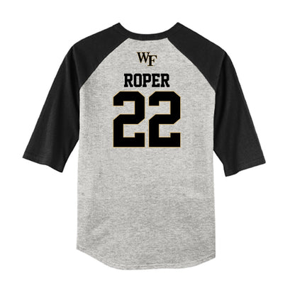 Wake Forest - NCAA Baseball : Jackson Roper - USA Raglan Shirt-1