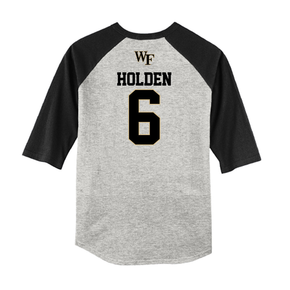 Wake Forest - NCAA Baseball : Will Holden - USA Raglan Shirt-1