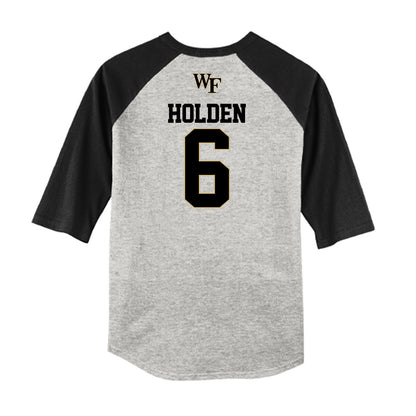 Wake Forest - NCAA Baseball : Will Holden - USA Raglan Shirt-1