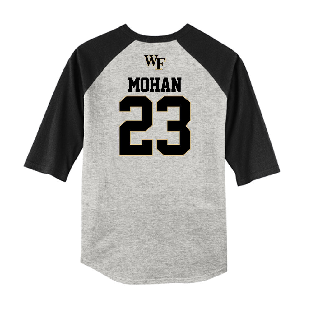 Wake Forest - NCAA Baseball : Connor Mohan - USA Raglan Shirt-1