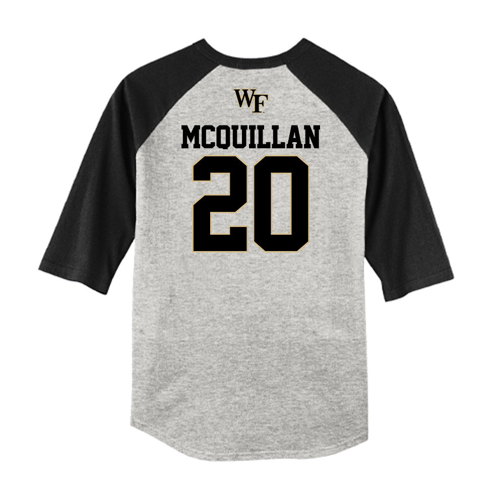 Wake Forest - NCAA Baseball : TJ McQuillan - USA Raglan Shirt-1