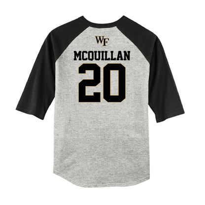 Wake Forest - NCAA Baseball : TJ McQuillan - USA Raglan Shirt-1