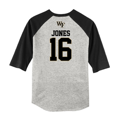 Wake Forest - NCAA Baseball : Evan Jones - USA Raglan Shirt-1