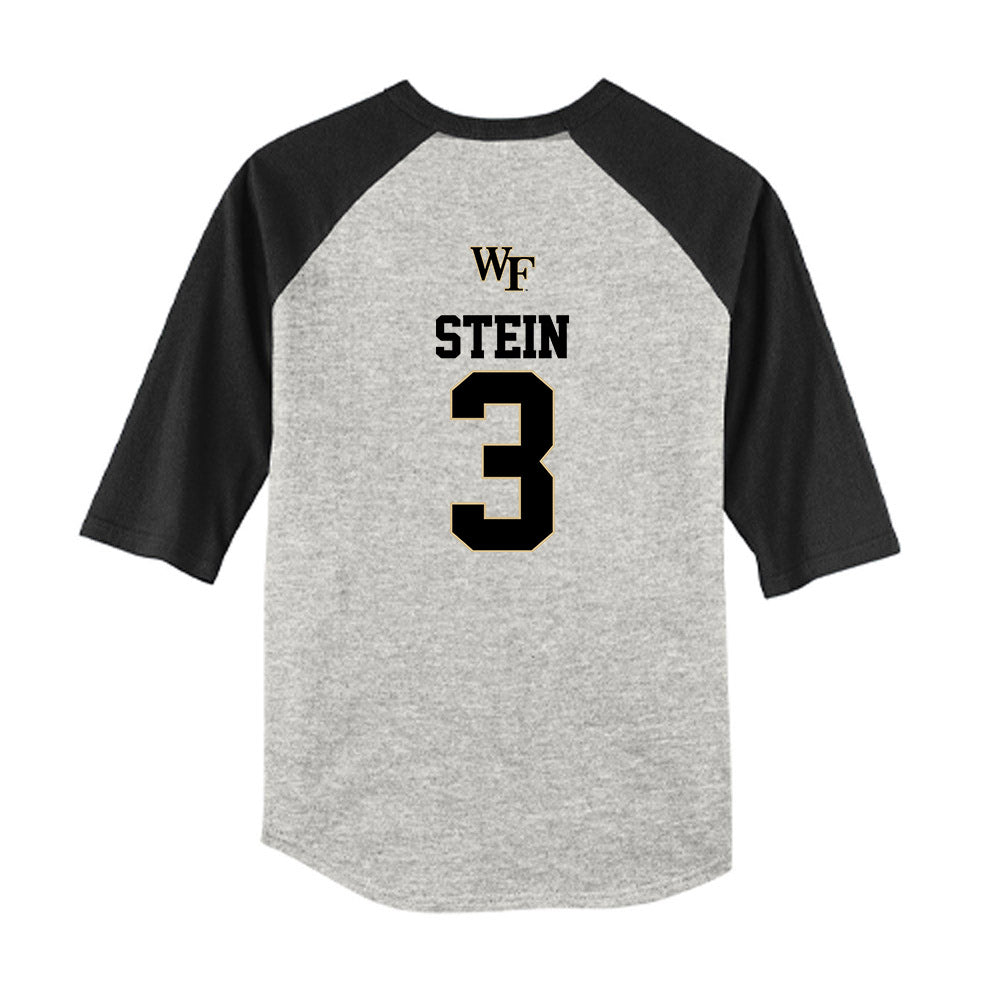 Wake Forest - NCAA Baseball : JD Stein - USA Youth Raglan T-Shirt-1