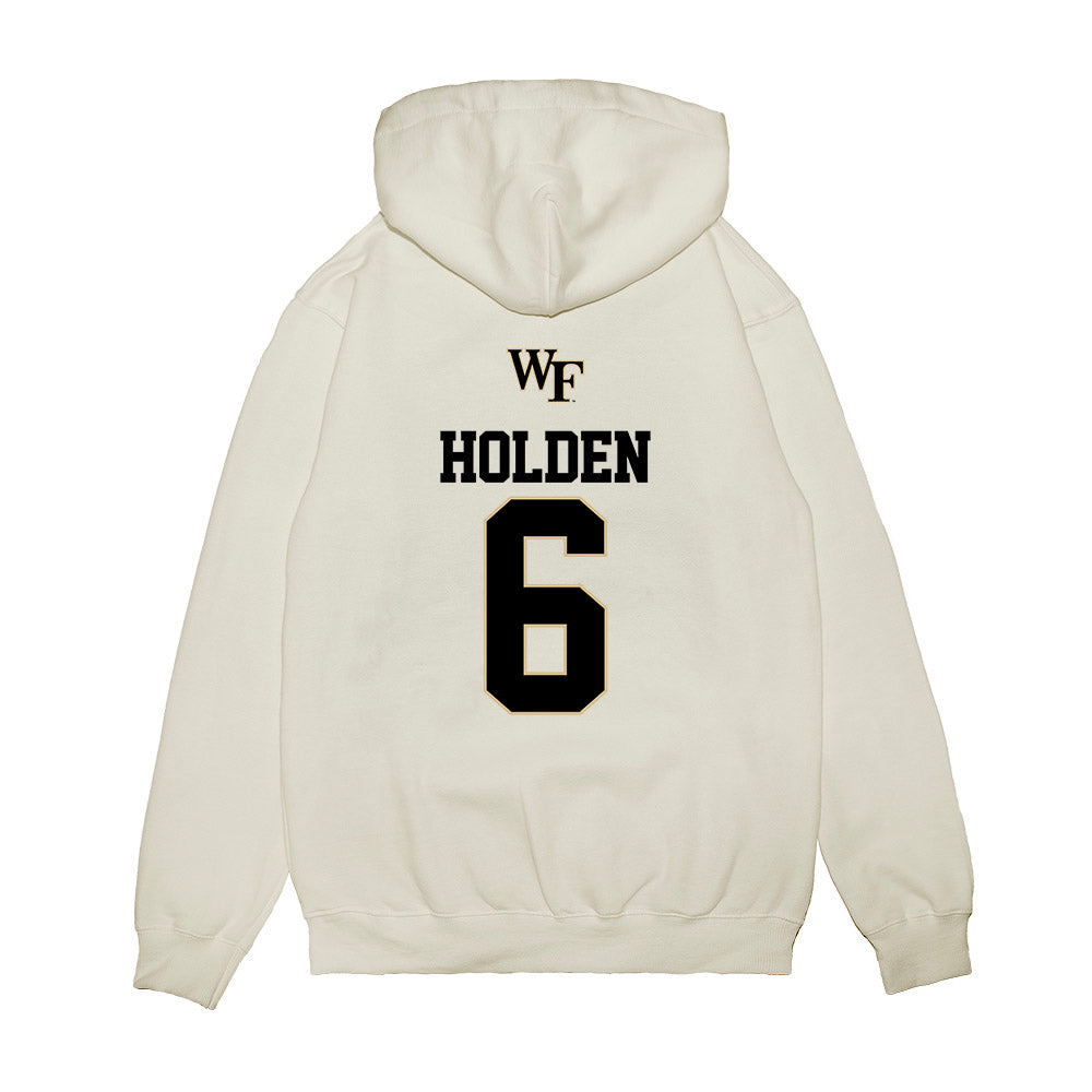 Wake Forest - NCAA Baseball : Will Holden - USA Premium Hooded Sweatshirt-1