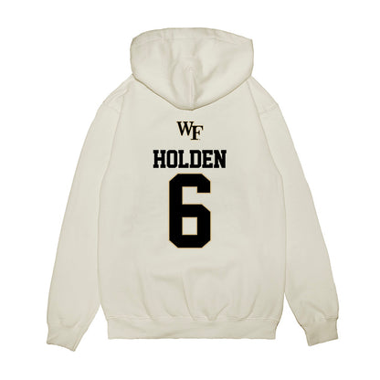 Wake Forest - NCAA Baseball : Will Holden - USA Premium Hooded Sweatshirt-1