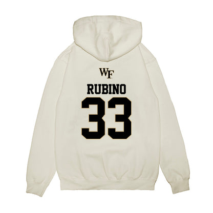 Wake Forest - NCAA Baseball : Nick Rubino - USA Premium Hooded Sweatshirt-1