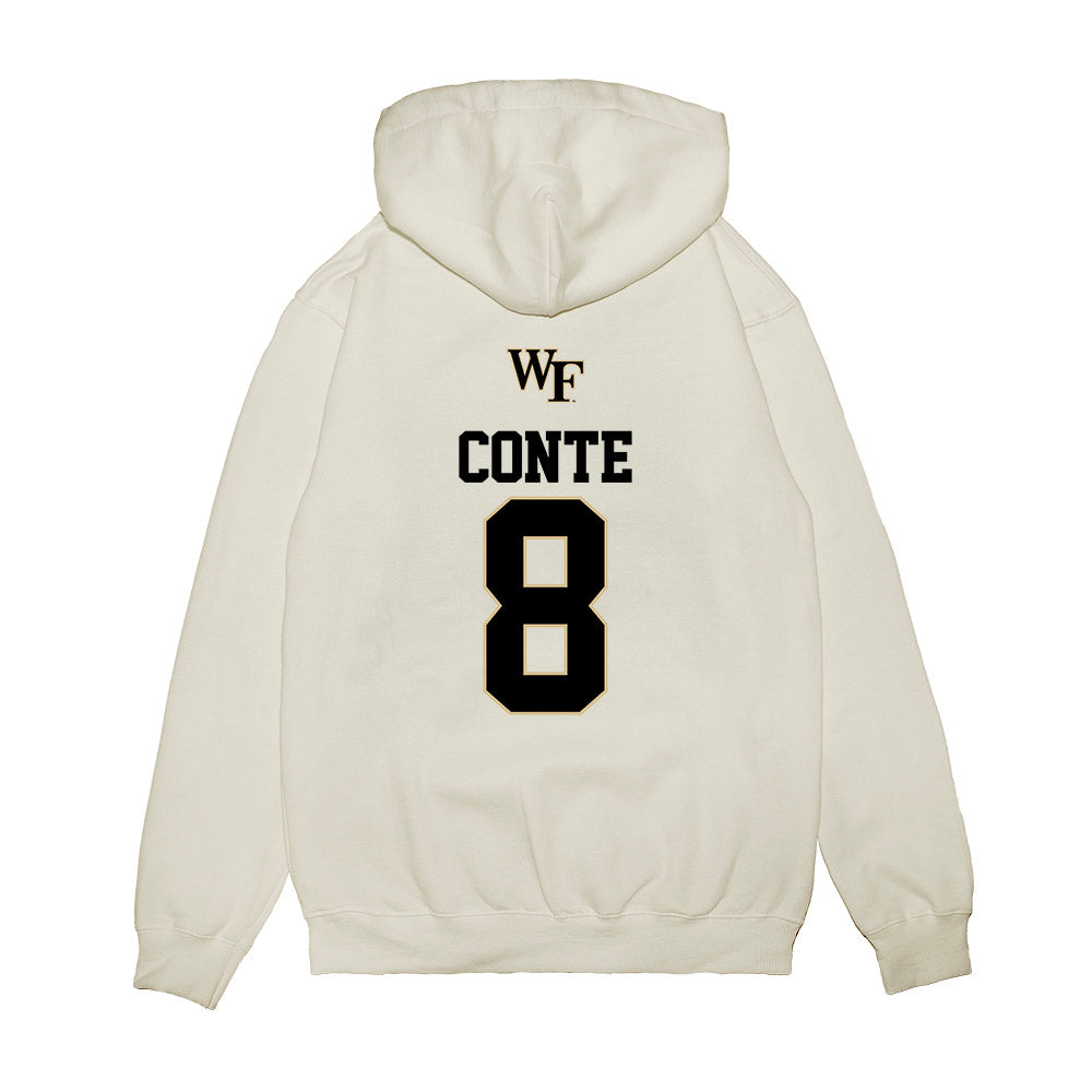Wake Forest - NCAA Baseball : Matt Conte - USA Premium Hooded Sweatshirt-1