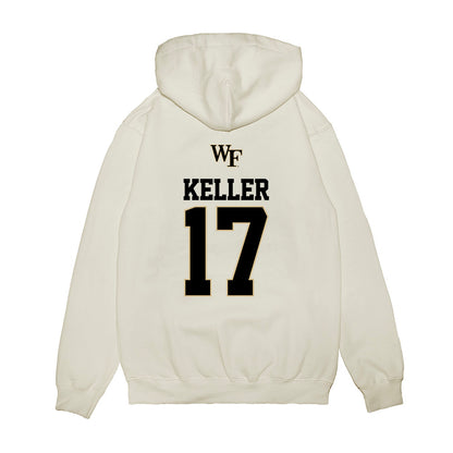 Wake Forest - NCAA Baseball : Ethan Keller - USA Premium Hooded Sweatshirt-1