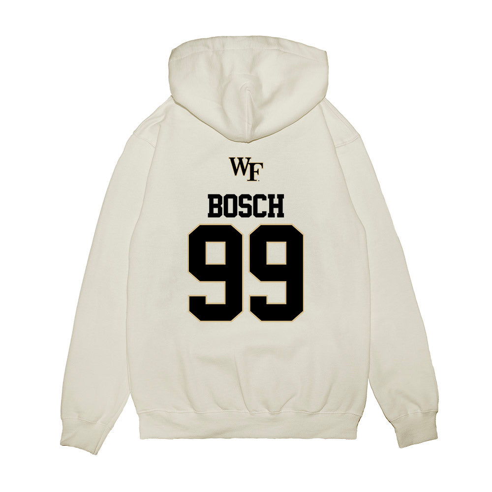 Wake Forest - NCAA Baseball : Ryan Bosch - USA Premium Hooded Sweatshirt-1