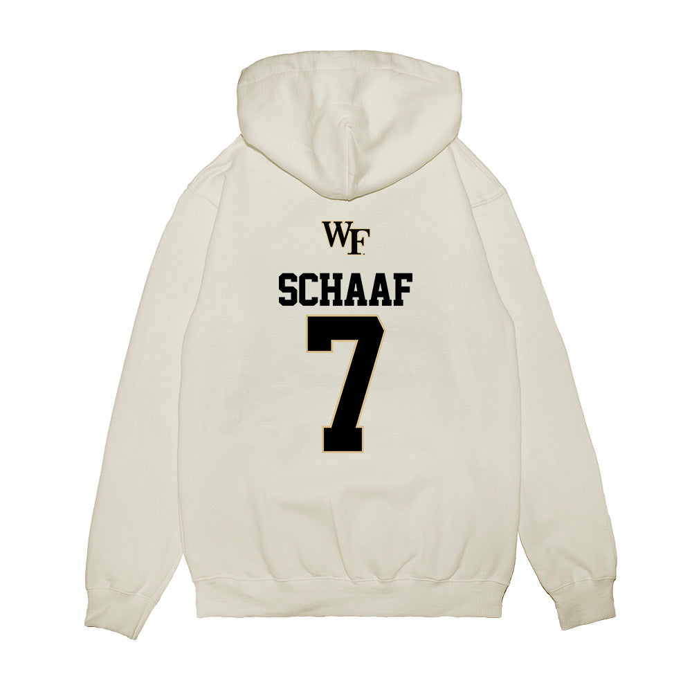 Wake Forest - NCAA Baseball : Blake Schaaf - USA Premium Hooded Sweatshirt-1