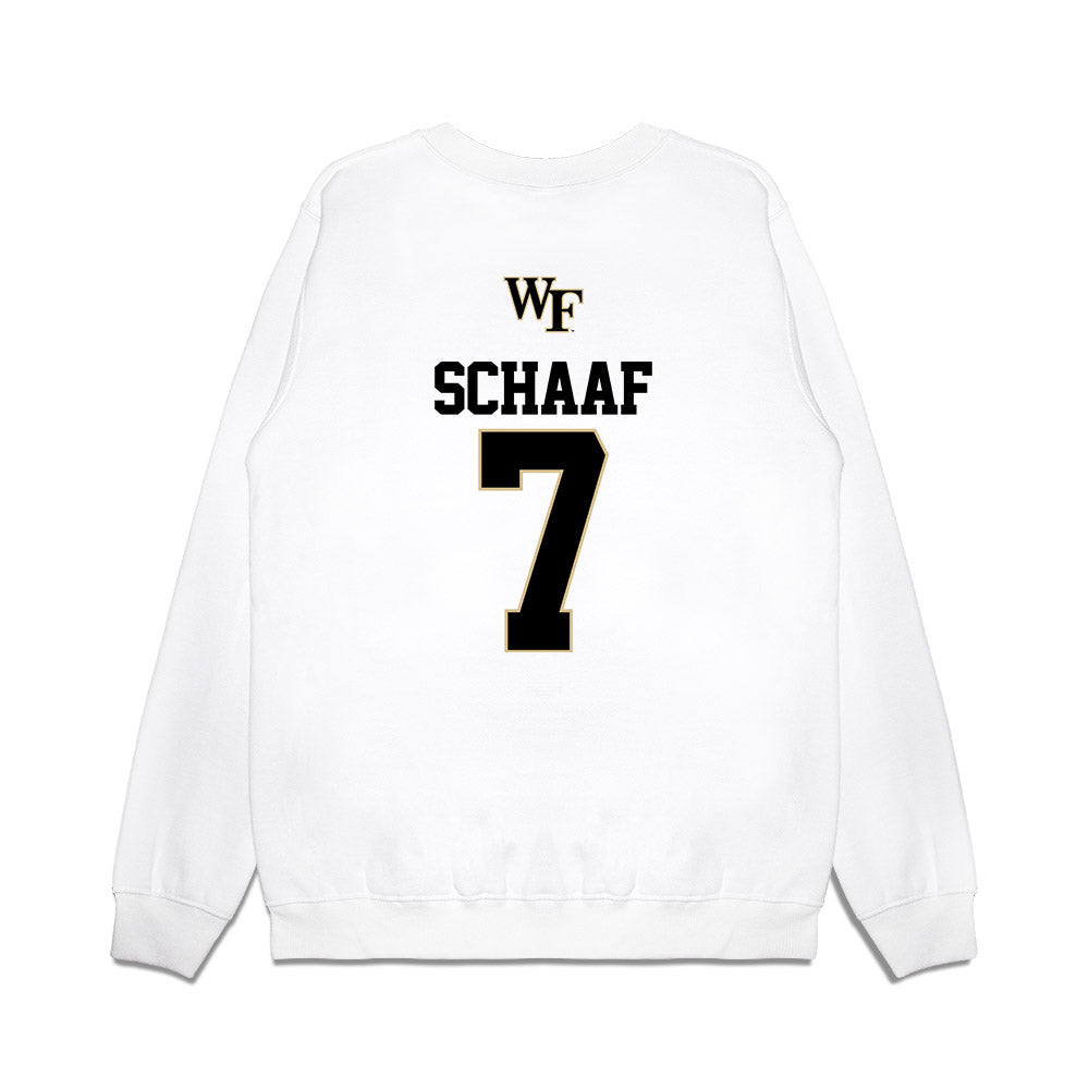 Wake Forest - NCAA Baseball : Blake Schaaf - USA Premium Crewneck Sweatshirt-1