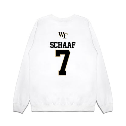 Wake Forest - NCAA Baseball : Blake Schaaf - USA Premium Crewneck Sweatshirt-1