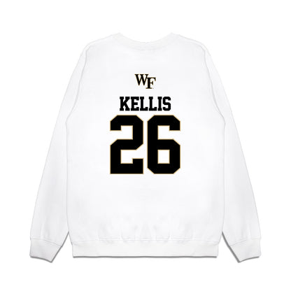 Wake Forest - NCAA Baseball : Daniel Kellis - USA Premium Crewneck Sweatshirt-1