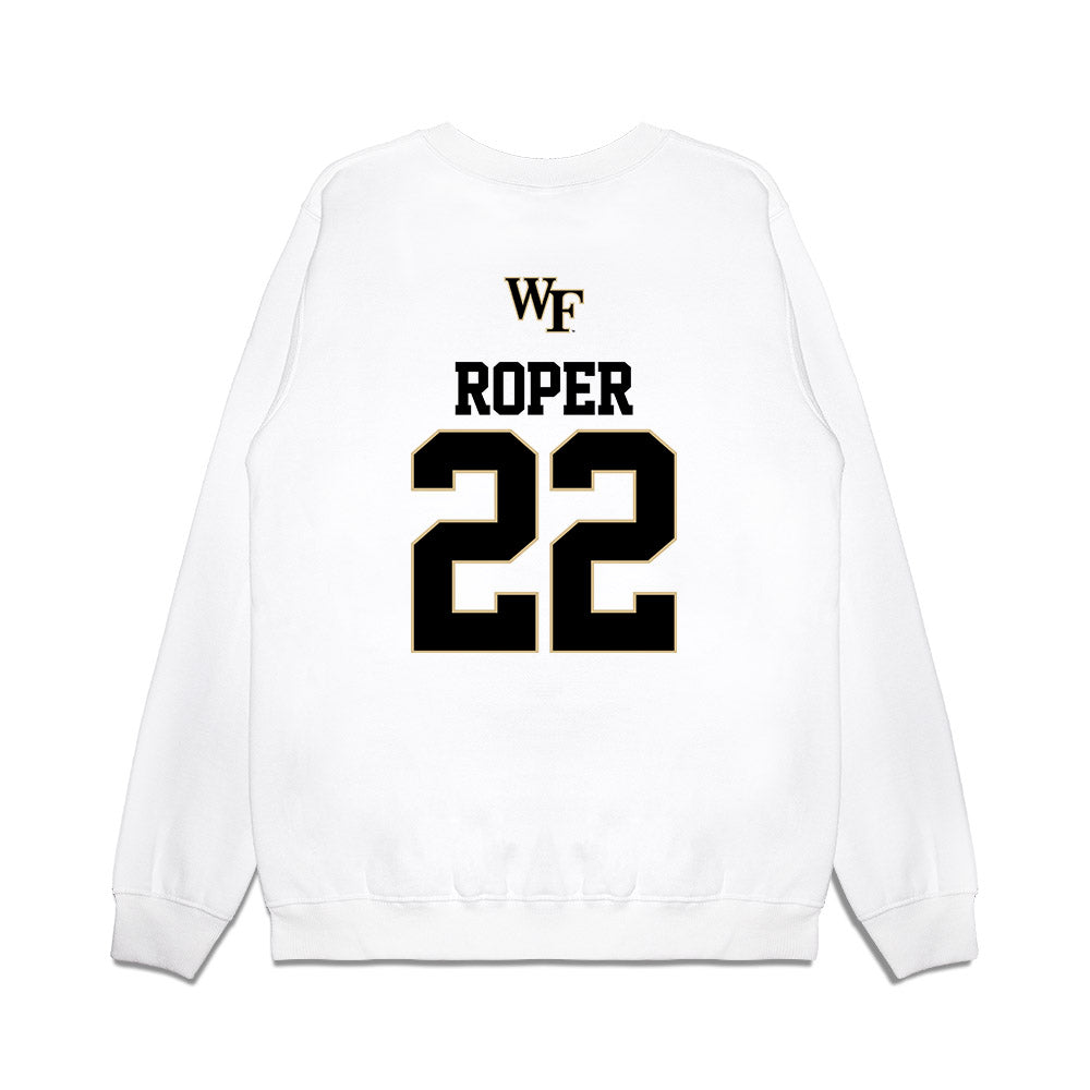 Wake Forest - NCAA Baseball : Jackson Roper - USA Premium Crewneck Sweatshirt-1
