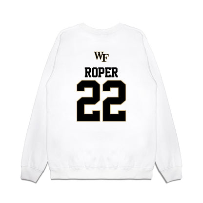 Wake Forest - NCAA Baseball : Jackson Roper - USA Premium Crewneck Sweatshirt-1