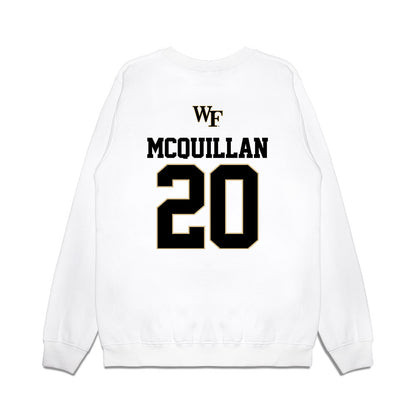 Wake Forest - NCAA Baseball : TJ McQuillan - USA Premium Crewneck Sweatshirt-1