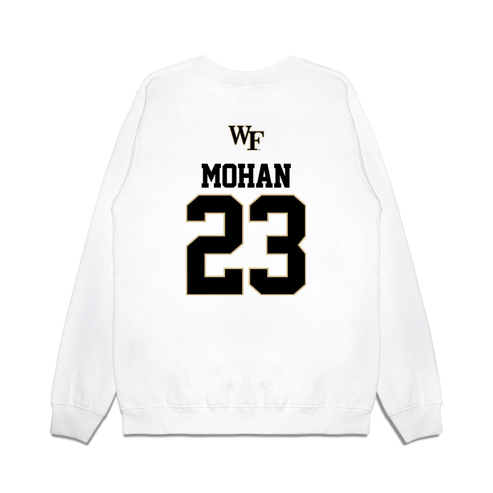 Wake Forest - NCAA Baseball : Connor Mohan - USA Premium Crewneck Sweatshirt-1