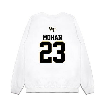 Wake Forest - NCAA Baseball : Connor Mohan - USA Premium Crewneck Sweatshirt-1