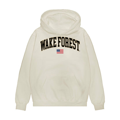 Wake Forest - NCAA Baseball : Nick Rubino - USA Premium Hooded Sweatshirt-0
