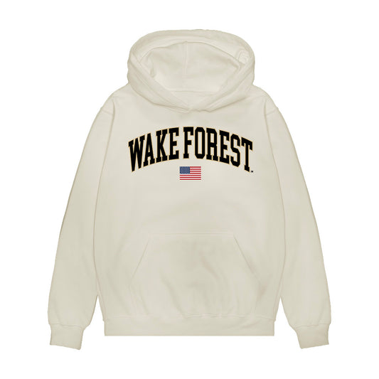 Wake Forest - NCAA Baseball : Alexander Peck - USA Premium Hooded Sweatshirt-0