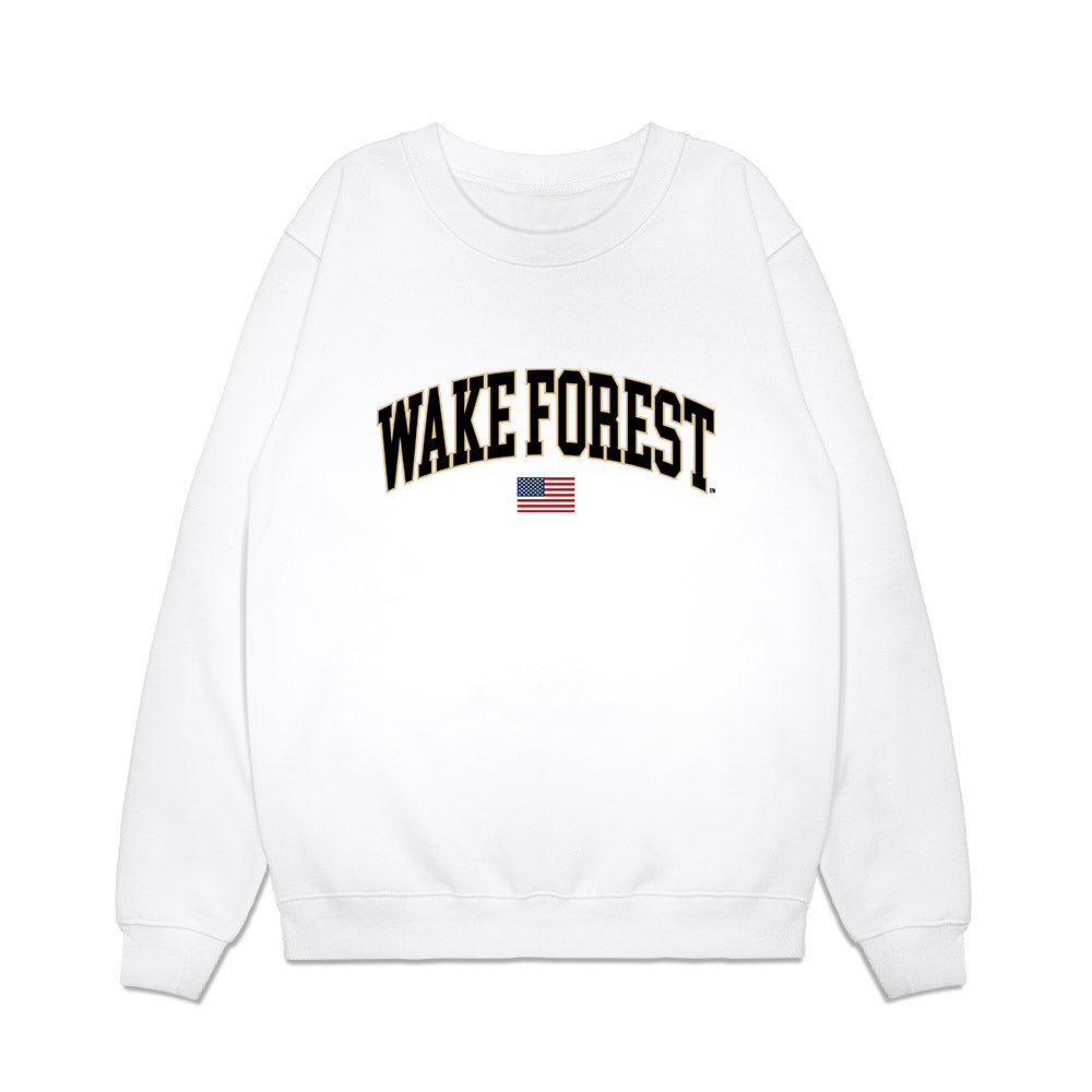 Wake Forest - NCAA Baseball : Alexander Peck - USA Premium Crewneck Sweatshirt-0