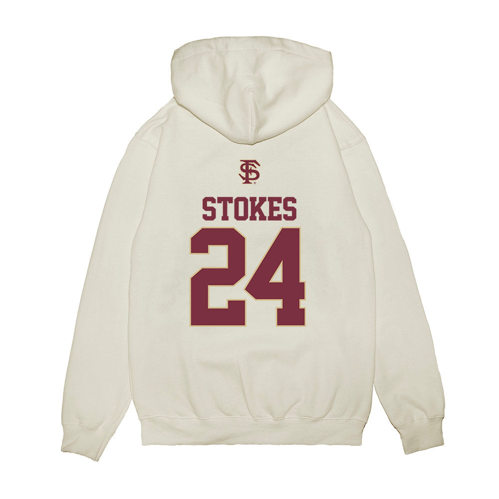 FSU - NCAA Baseball : Cole Stokes - USA Premium Hooded Sweatshirt-1