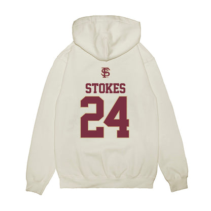 FSU - NCAA Baseball : Cole Stokes - USA Premium Hooded Sweatshirt-1