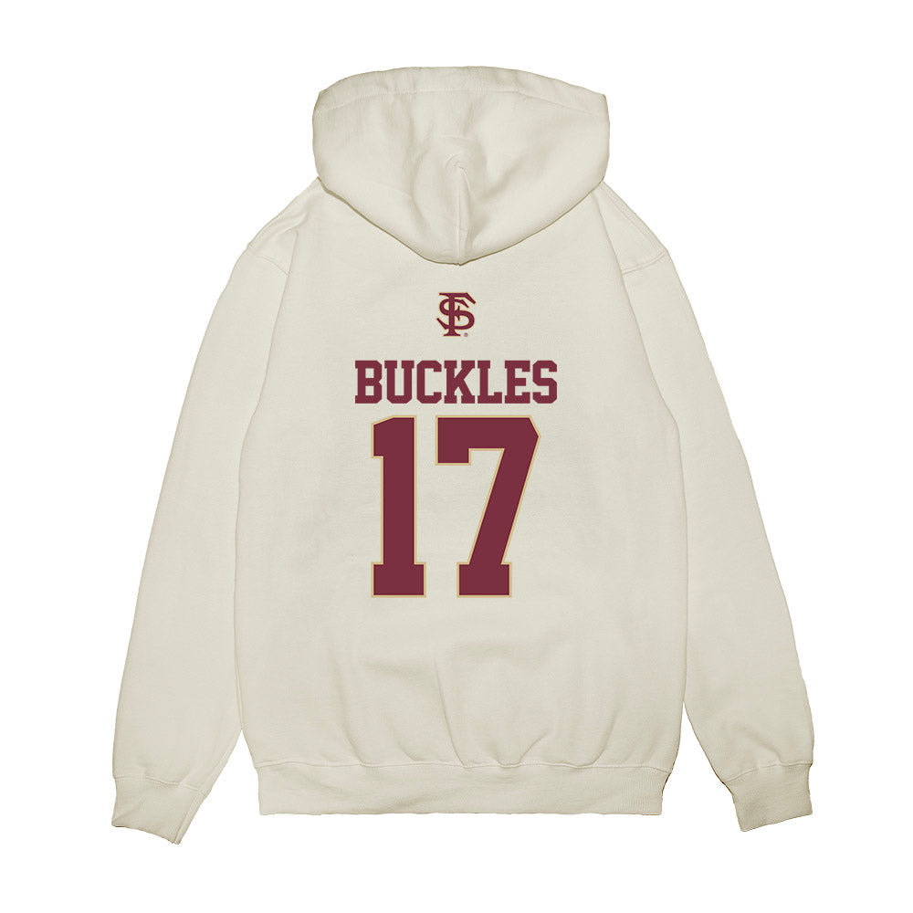 FSU - NCAA Baseball : Charlie Buckles - USA Premium Hooded Sweatshirt-1