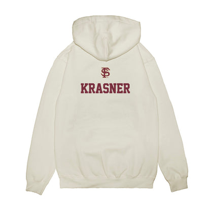 FSU - NCAA Baseball : Spencer Krasner - USA Premium Hooded Sweatshirt-1