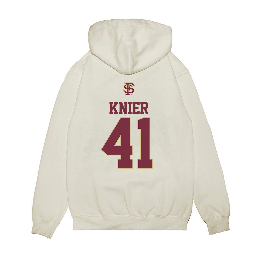 FSU - NCAA Baseball : Chris Knier - USA Premium Hooded Sweatshirt-1