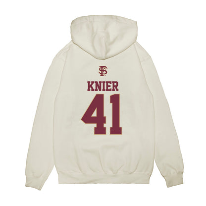 FSU - NCAA Baseball : Chris Knier - USA Premium Hooded Sweatshirt-1
