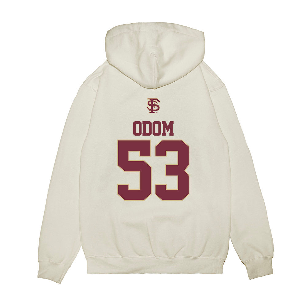 FSU - NCAA Baseball : Cam Odom - USA Premium Hooded Sweatshirt-1