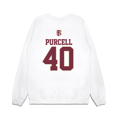 FSU - NCAA Baseball : Brodie Purcell - USA Premium Crewneck Sweatshirt-1