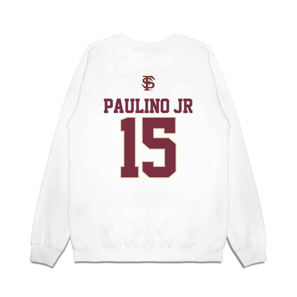 FSU - NCAA Baseball : Kelvyn Paulino Jr - USA Premium Crewneck Sweatshirt-1