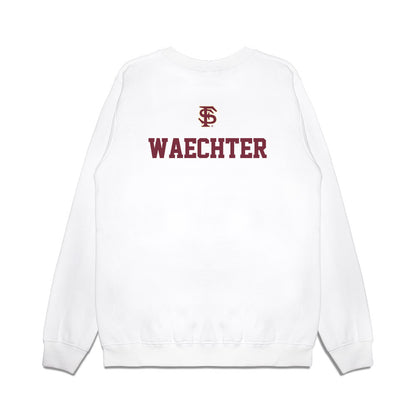 FSU - NCAA Baseball : Kaden Waechter - USA Premium Crewneck Sweatshirt-1
