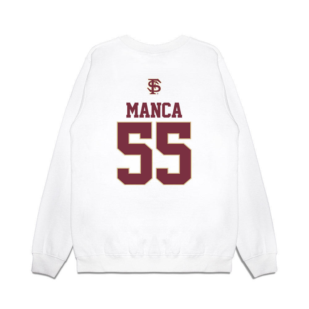 FSU - NCAA Baseball : Payton Manca - USA Premium Crewneck Sweatshirt-1