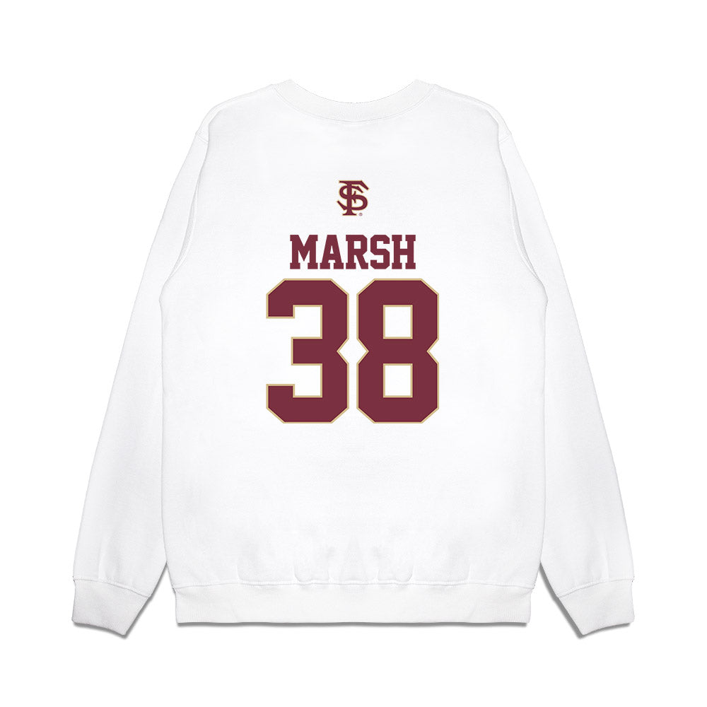 FSU - NCAA Baseball : Clancy Marsh - USA Premium Crewneck Sweatshirt-1