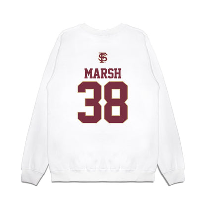 FSU - NCAA Baseball : Clancy Marsh - USA Premium Crewneck Sweatshirt-1