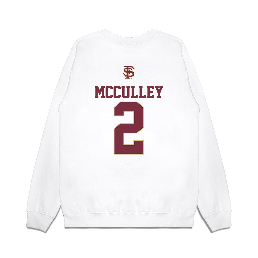 FSU - NCAA Baseball : Carter McCulley - USA Premium Crewneck Sweatshirt-1