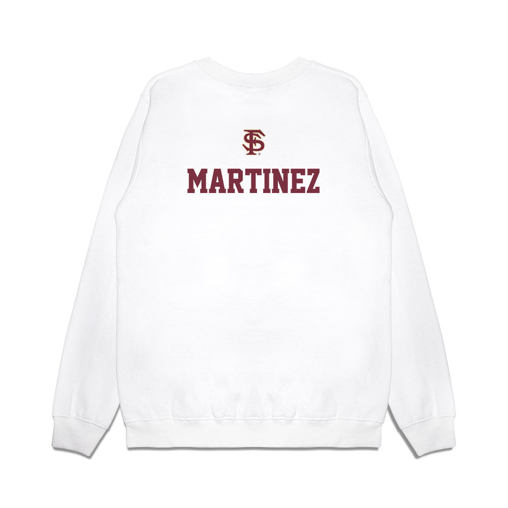 FSU - NCAA Baseball : Jordan Martinez - USA Premium Crewneck Sweatshirt-1