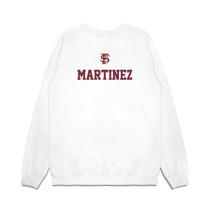 FSU - NCAA Baseball : Jordan Martinez - USA Premium Crewneck Sweatshirt-1